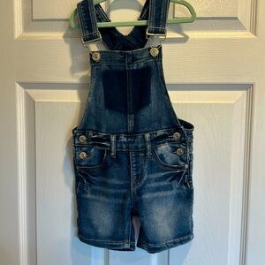 BNWT Silver short overalls size 6